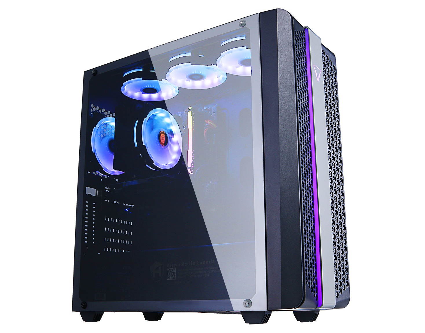 HAJAAN Flash F90 Gaming Desktop Tower PC - Intel Octa-Core i7 9700 Processor up to 4.7 GHz, 16GB DDR4 RAM, 1TB SSD + 1TB HDD, Nvidia GeForce GTX 1650 4GB, WIFI -Windows 10 Home