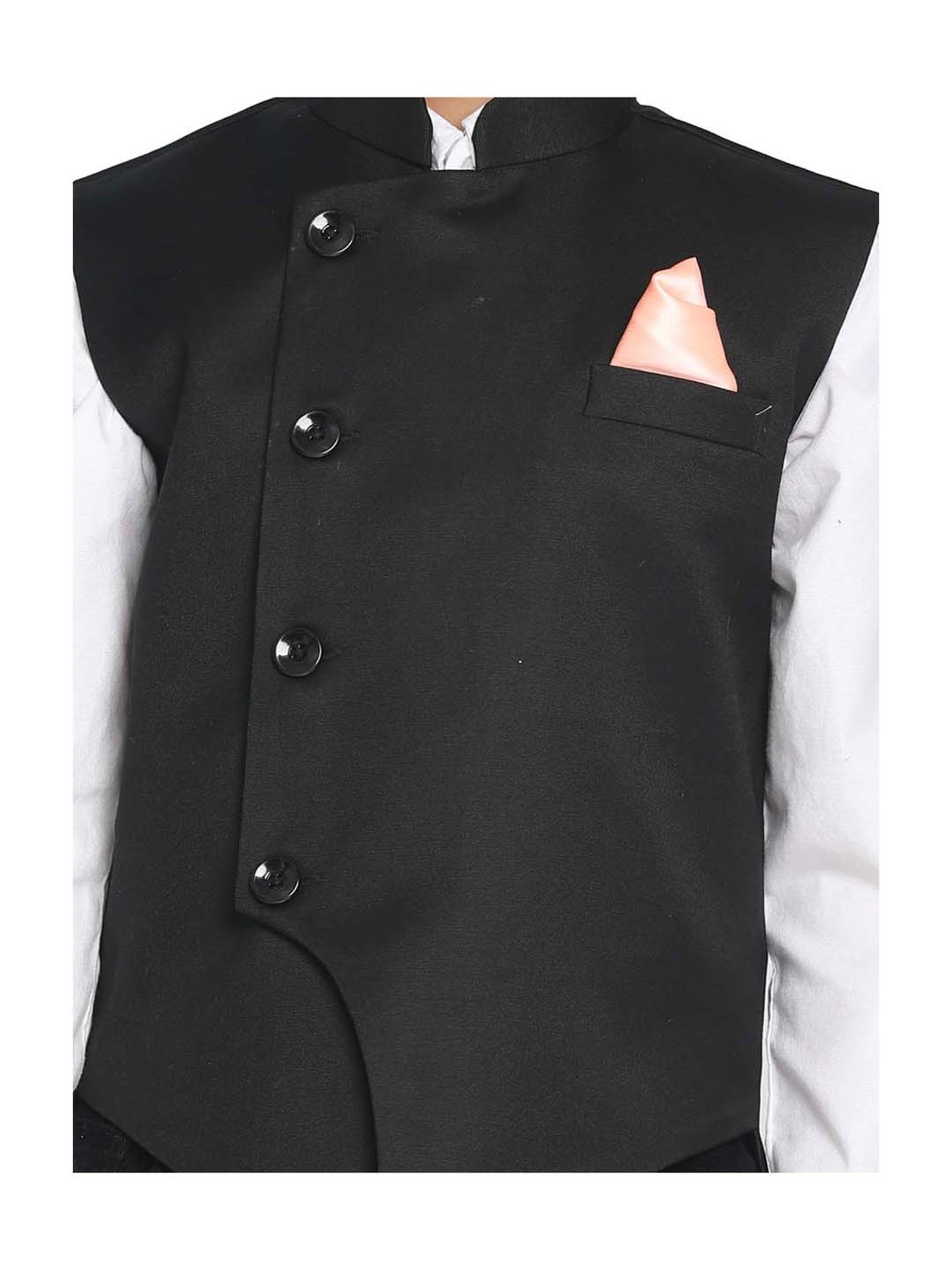 Crimsoune Club Kids Mint Solid Full Sleeves Blazer