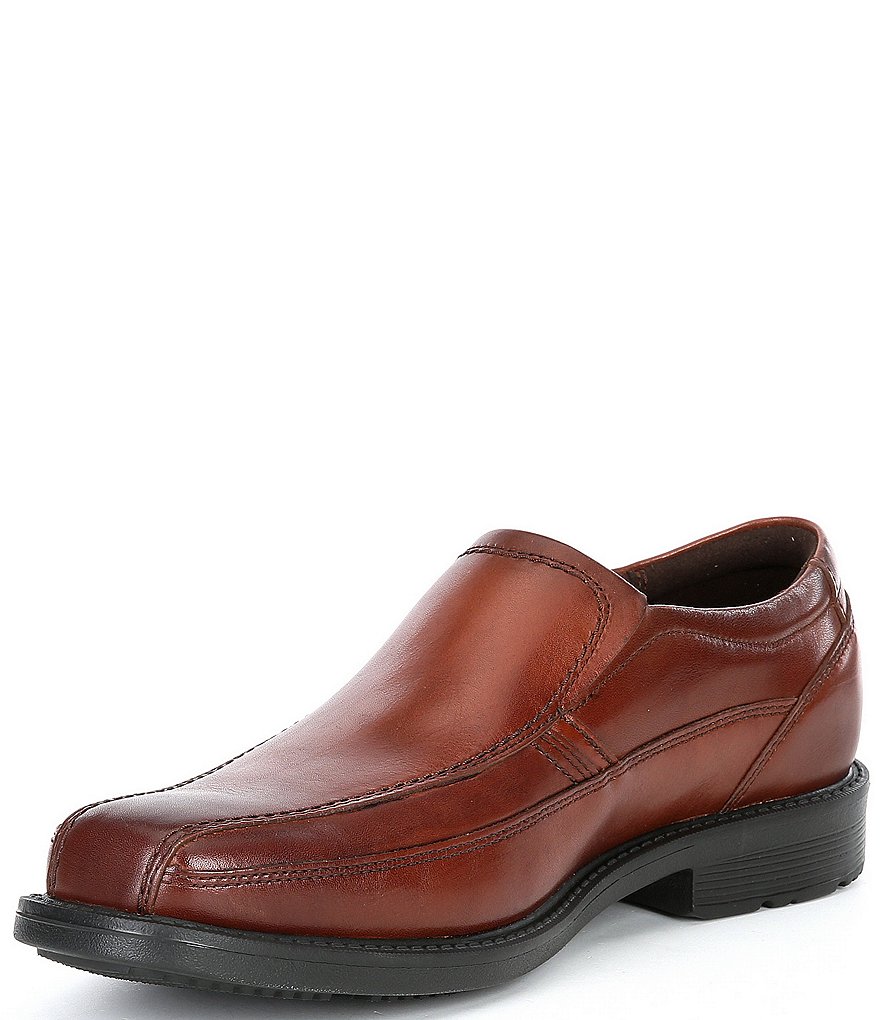 Rockport Men's Stratton Bicycle Toe Leather Slip-Ons