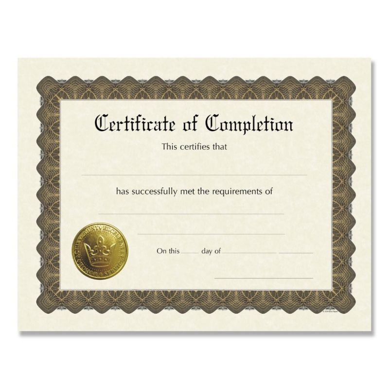 Masterpiece Studios 930400 Completion Stock Certificate- 6