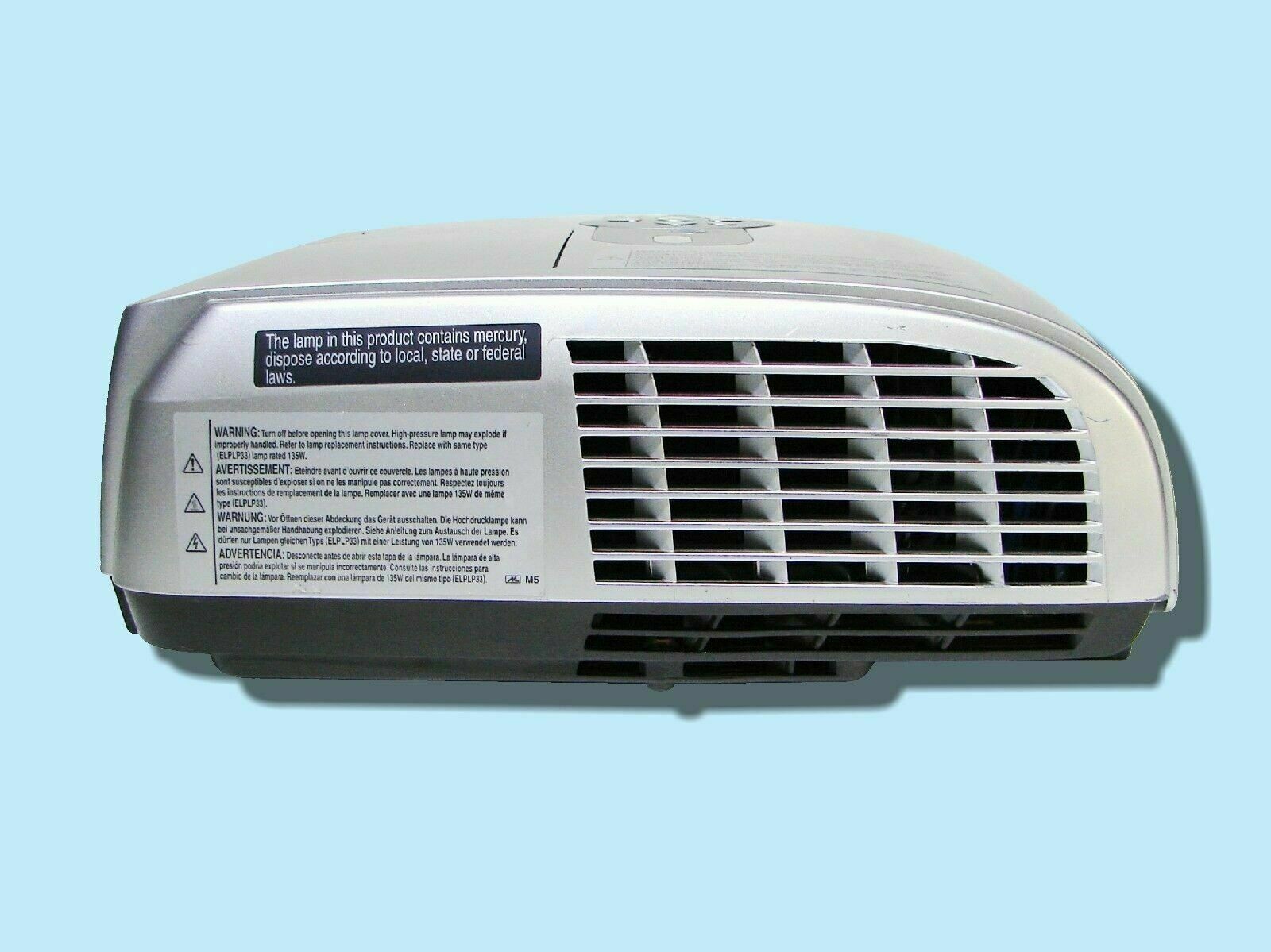 Epson PowerLite S3 3LCD Projector (Portable) 1600 ANSI Lumens 1024 x 768 HDMI-adapter Home Theater Professional Streaming with Accessories bundle