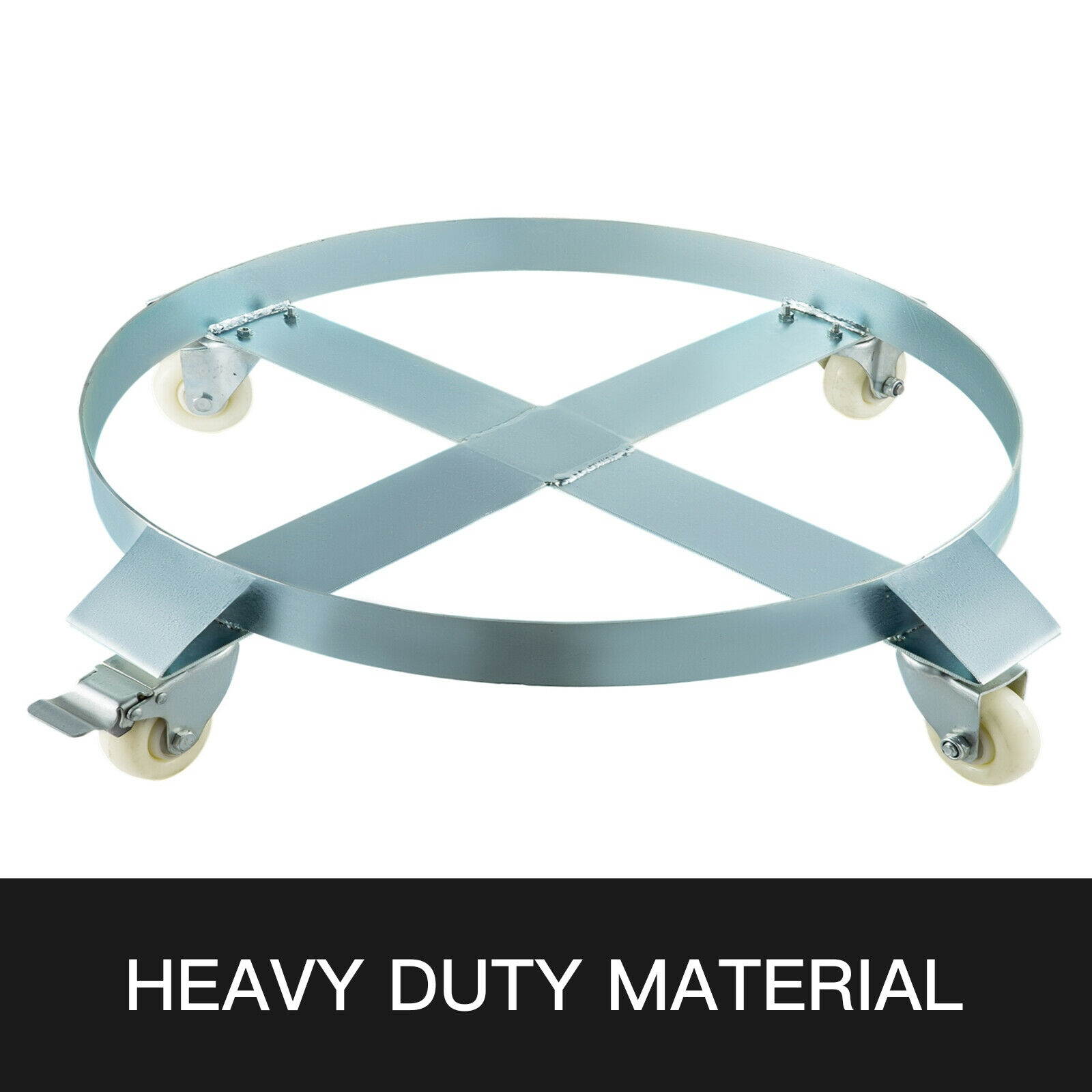 4PCS Drum Dolly 55 Gallon With 4 Caster Wheels Weld Caster Seamless