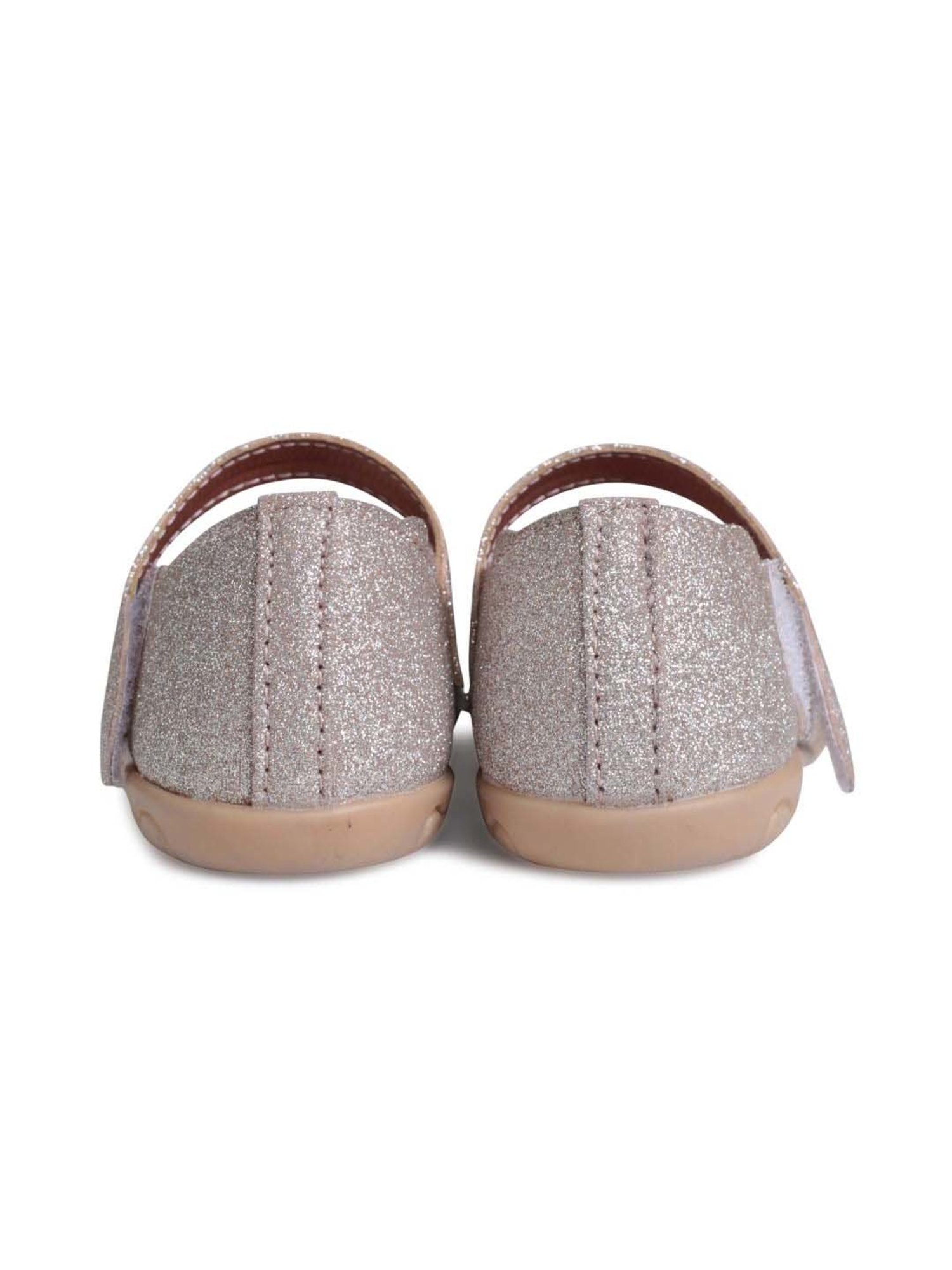 Tiny Bugs Kids Golden Mary Jane Shoes
