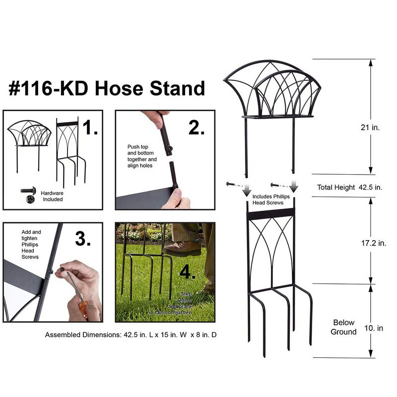 Suncast Swivel Smart Trak Hose Hideaway 225 Foot Hose Reel Storage Bin (3 Pack)