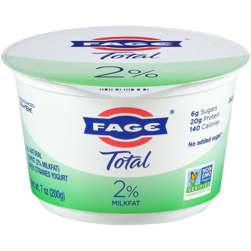 FAGE Total 2% Milkfat Plain Greek Yogurt - 7oz