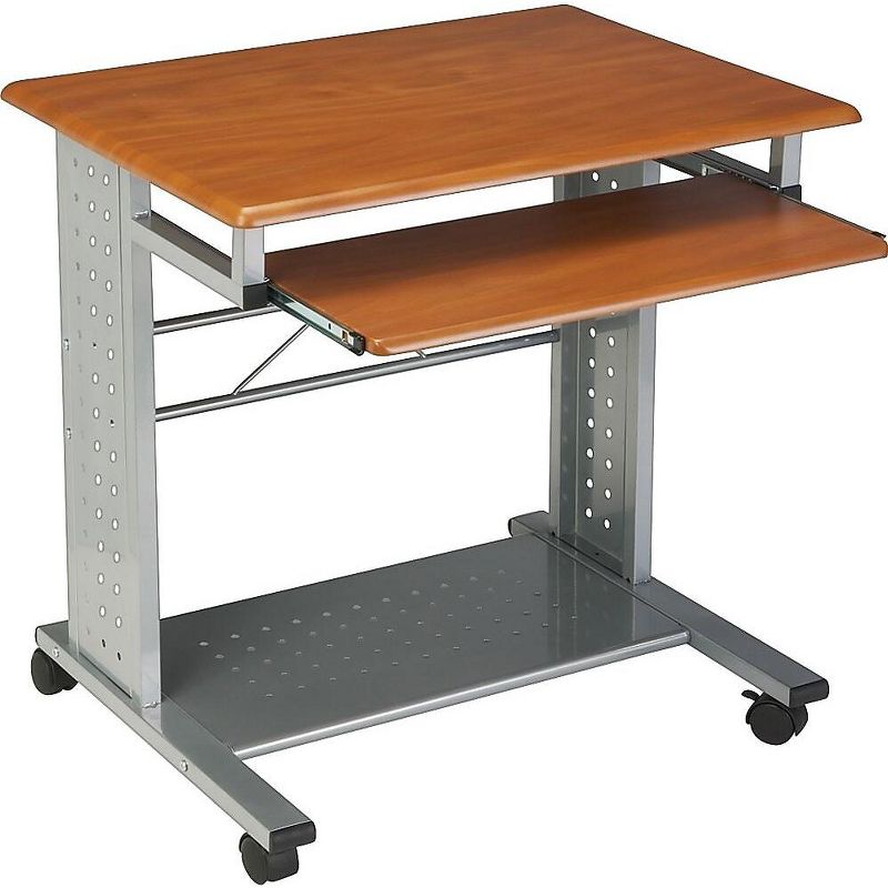 Mayline Empire Mobile PC Cart 29-3/4w x 23-1/2d x 29-3/4h Medium Cherry 945MEC