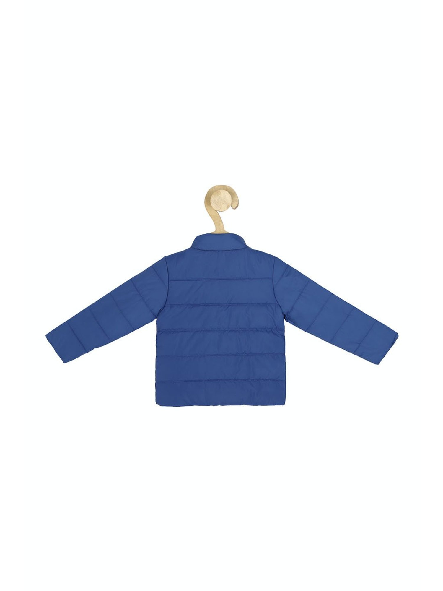 Allen Solly Kids Blue Quilted Full Sleeves Jacket