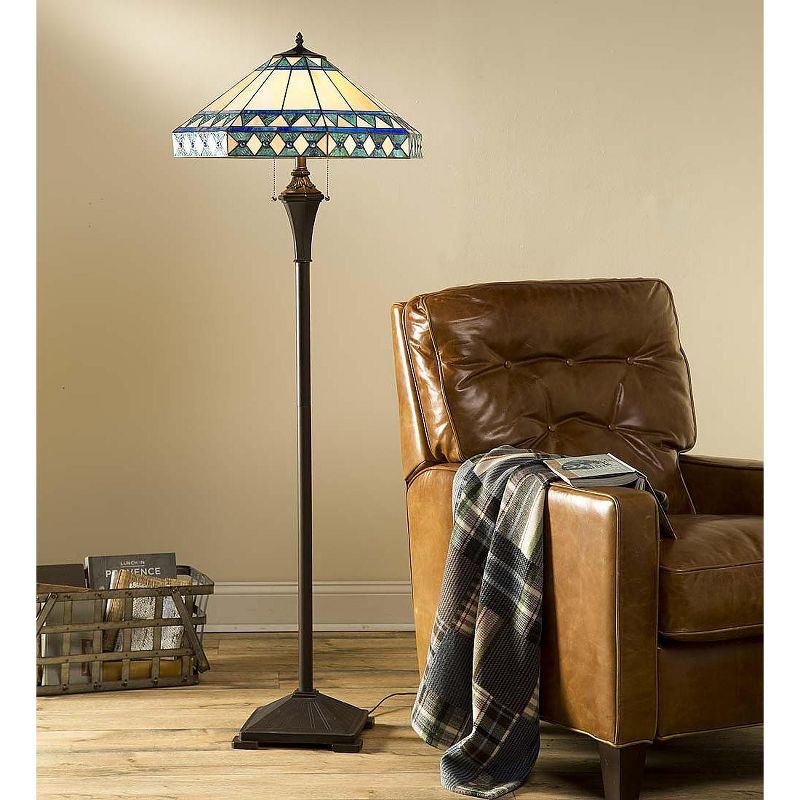 Plow & Hearth - Camden Tiffany Floor Lamp