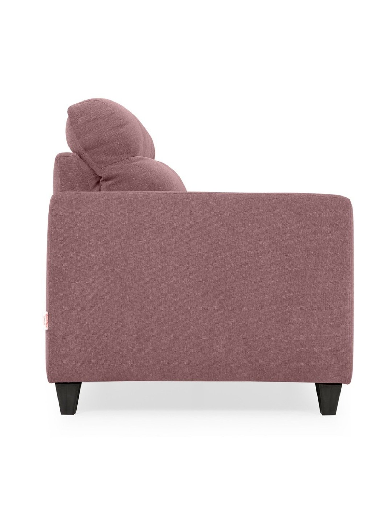 Duroflex Zivo Plus Pink Solid Wood 3 Seater Sofa Set