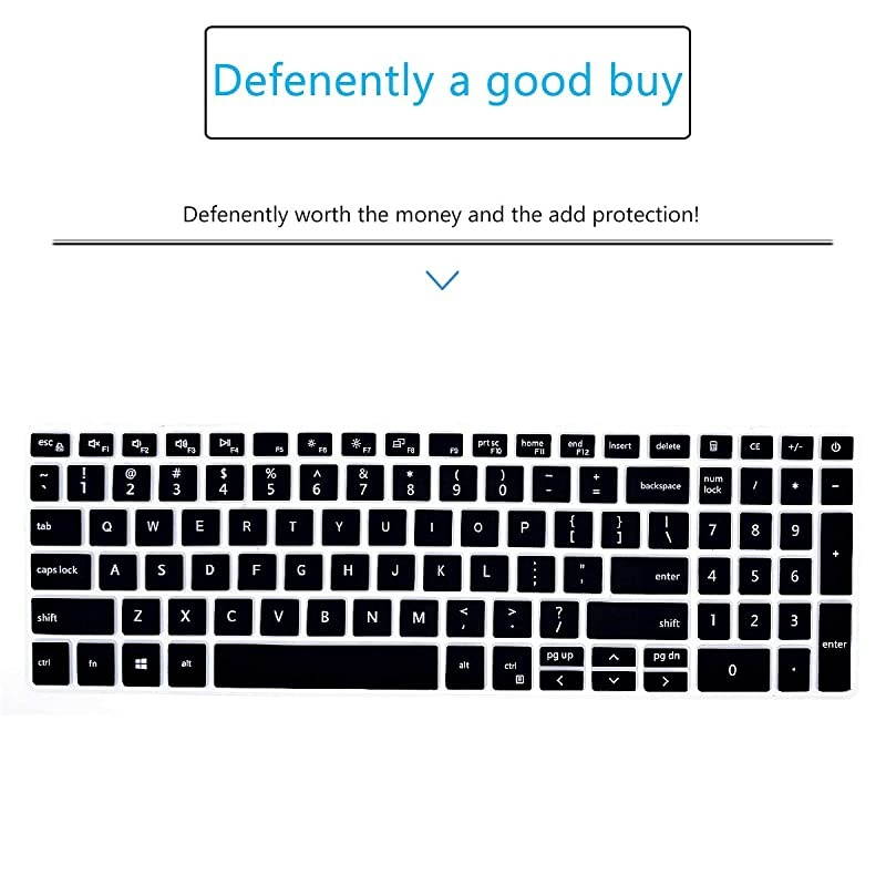 Cover for 2020 2019 156 173 Dell Inspiron 15 17 7000 7590 7591 7501 7790 Inspiron 15 5000 5584 5590 5593 5598 5508 5501 Vostro 15 7590 5590 7500 US Layout SkinBlack