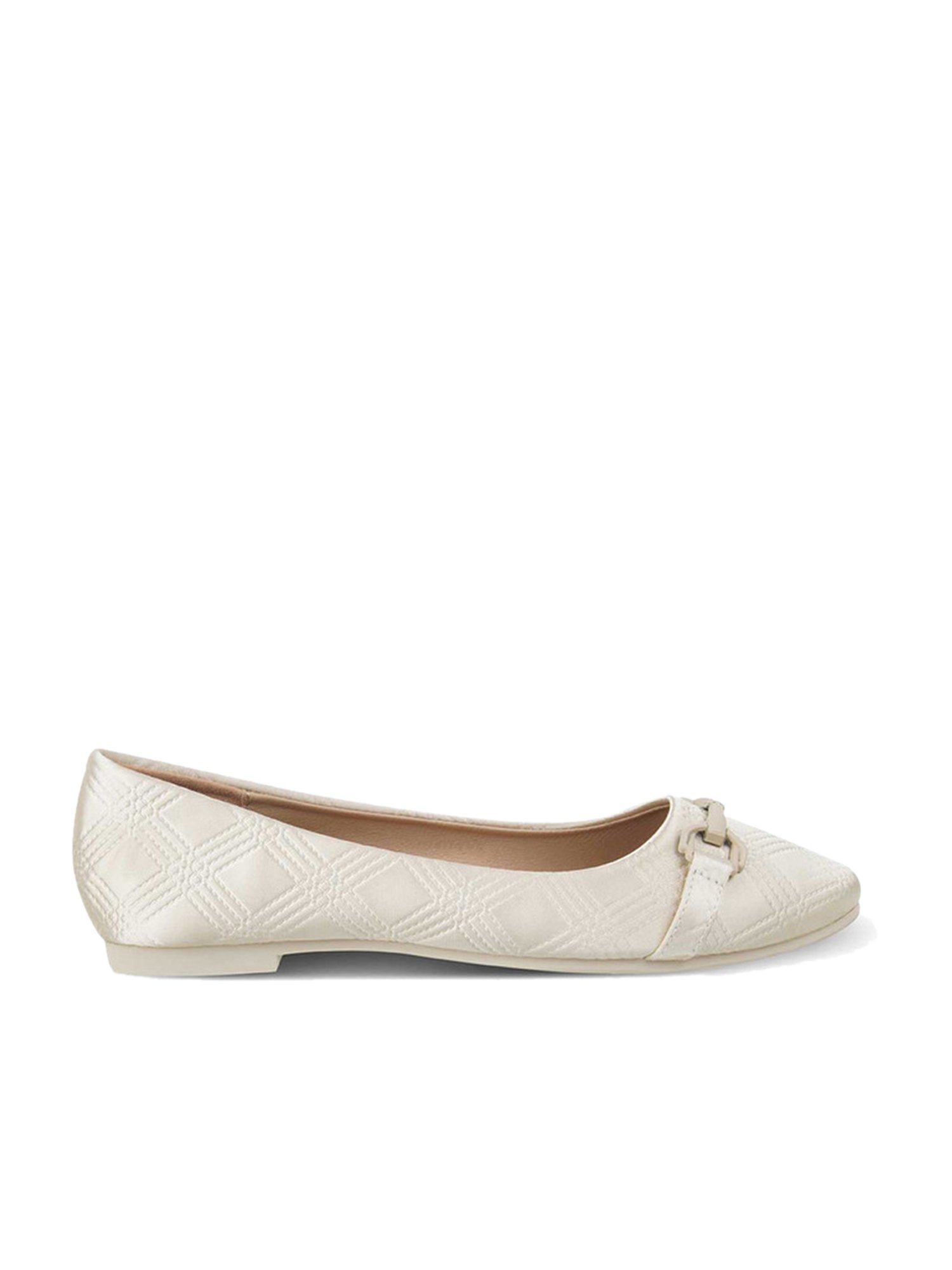 Tresmode Women's Beige Flat Ballets