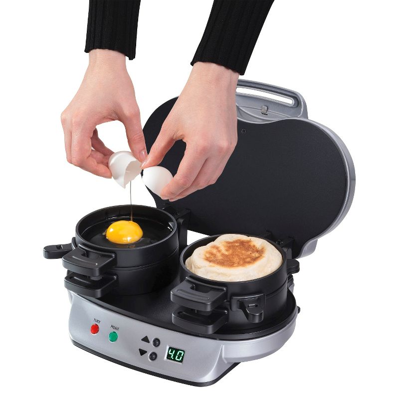 Hamilton Beach Double Breakfast Sandwich Maker- 25490