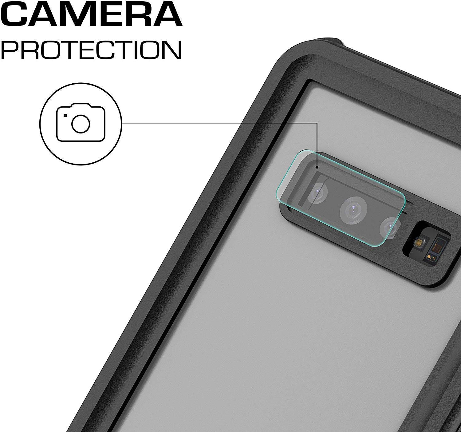 Ghostek Nautical Galaxy S10e Waterproof Case with Screen Protector Super Heavy Duty Protection Rugged Shockproof Full Body Underwater Watertight Seal Cover for 2019 Galaxy S10e (5.8 Inch) - (Black)