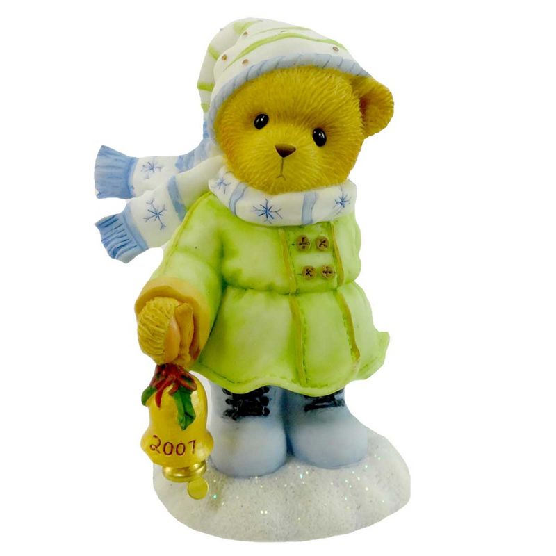 Cherished Teddies Rosalee Teddy Bear Christmas Dated 2007  -  Decorative Figurines
