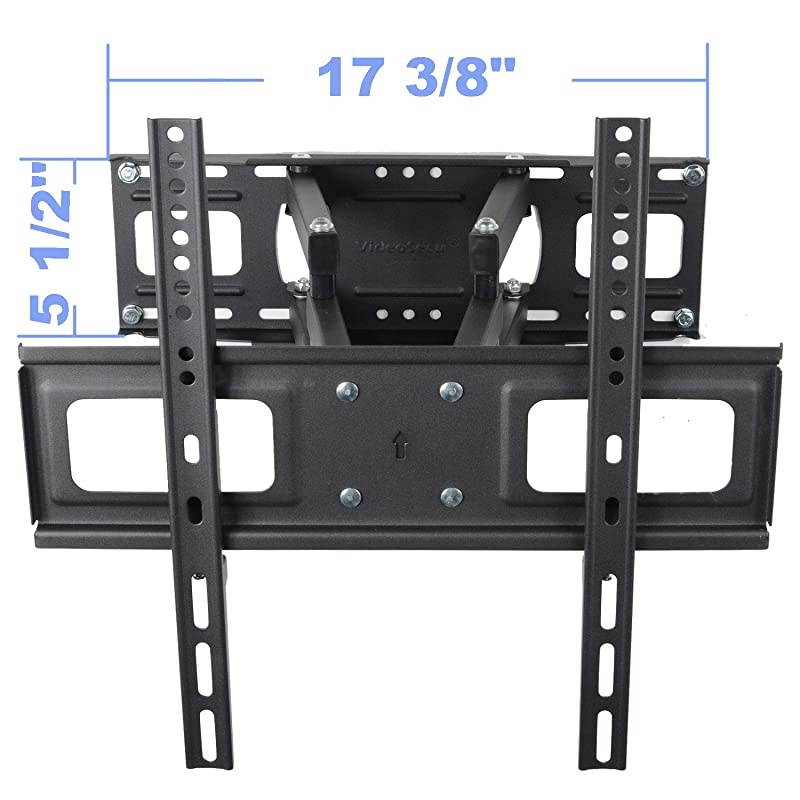 MW340B2 TV Wall Mount Bracket for Most 2765 Inch LED LCD OLED and Plasma Flat Screen TV with Full Motion Tilt Swivel Articulating Dual Arms 14 Extend up to VESA 400x400mm100 LBS WR9