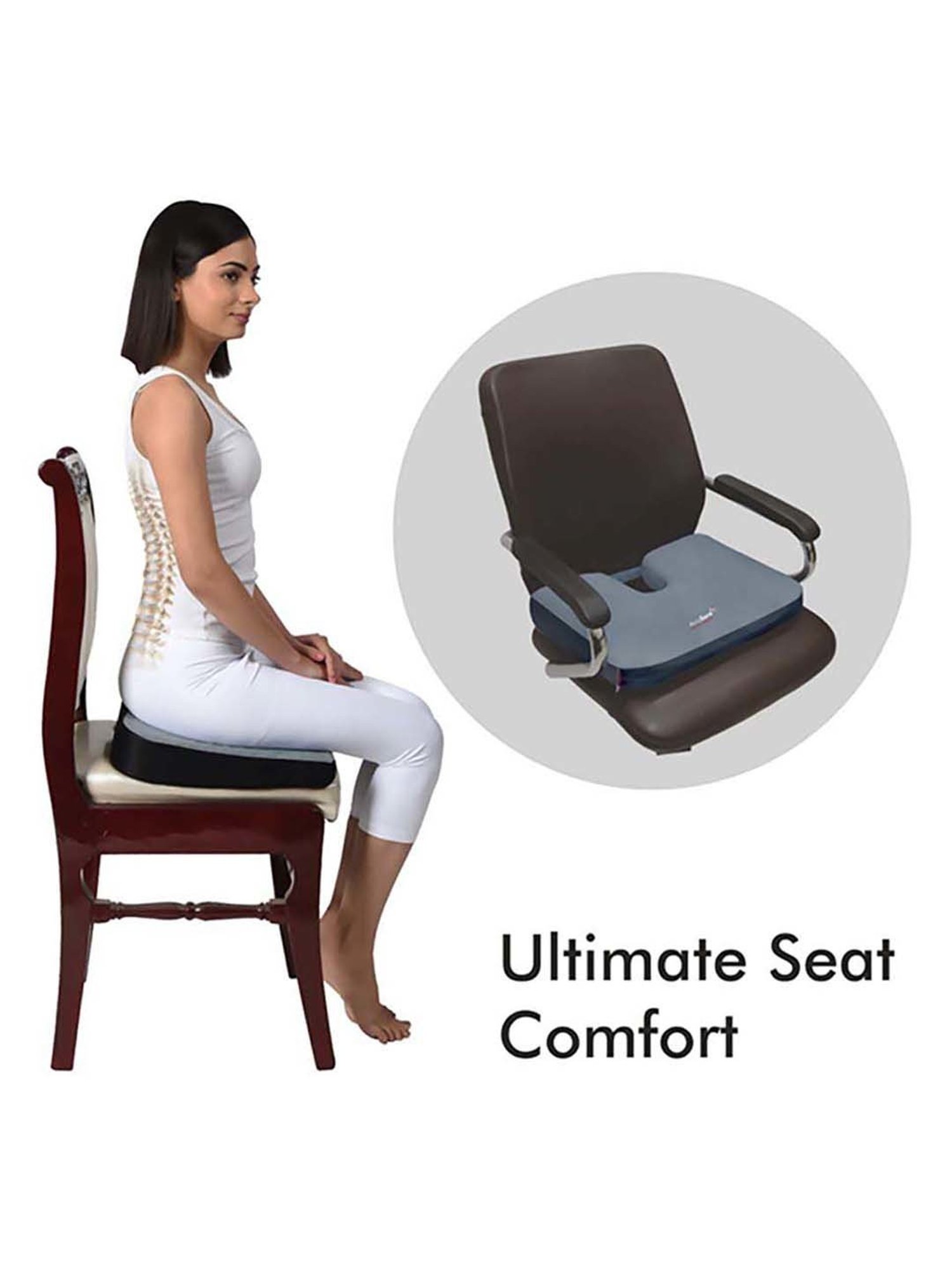 HealthSense Posture Corrector for Men, Back Pain Relief with Back Support Belt (Small) - Black