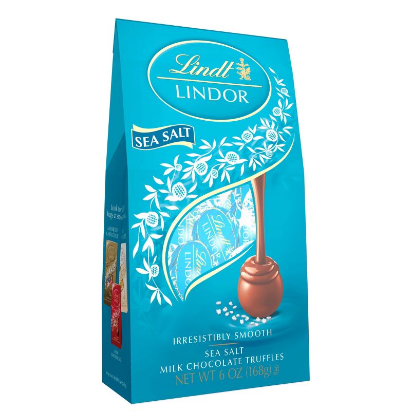 Lindt Lindor Sea Salt Milk Chocolate Truffles - 6oz