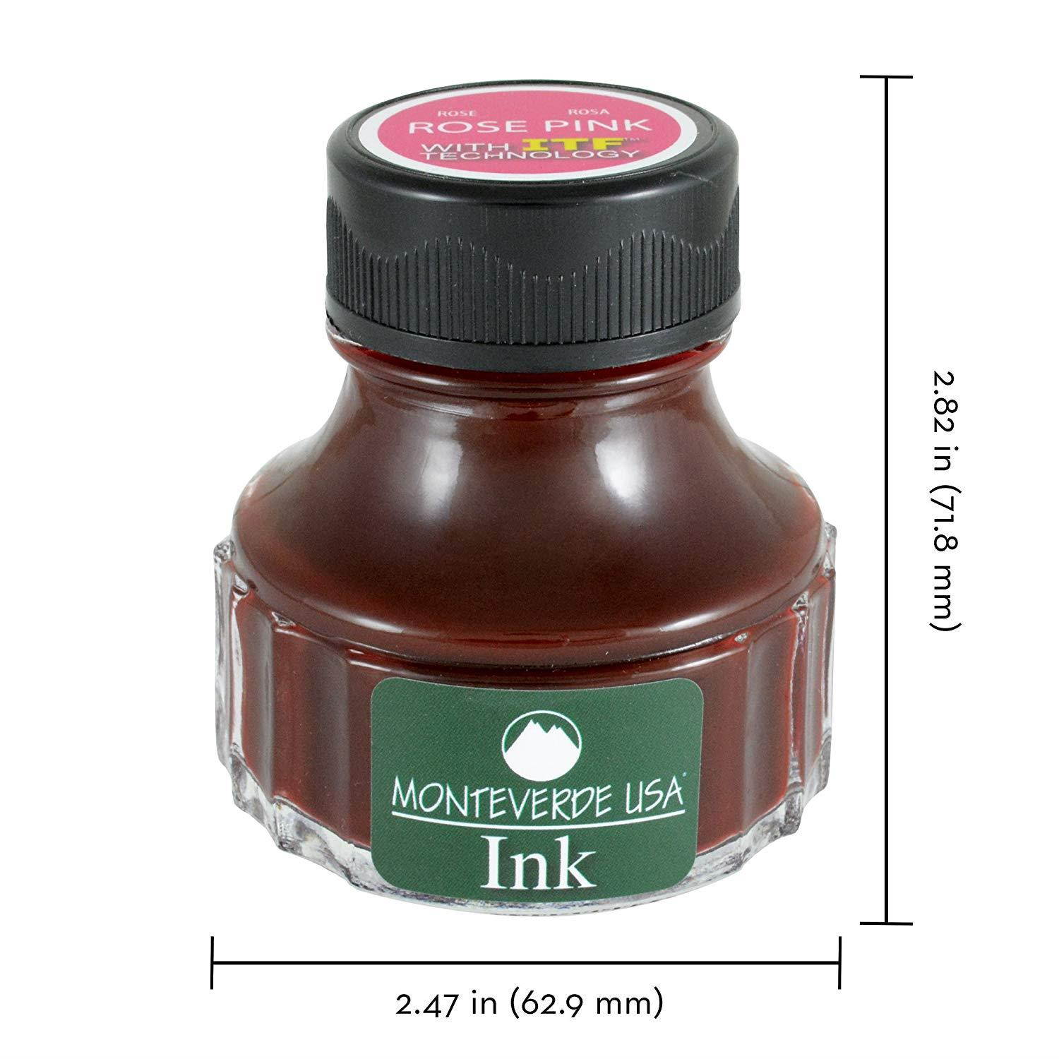 Monteverde USA Ink with ITF Technology, 90 ml Rose Pink (G308PK)