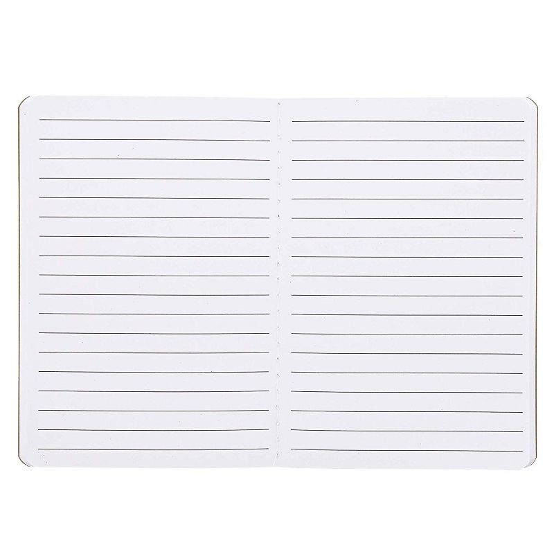 24 Pack Motivational Kraft Travel Journal Notepads Lined Paper for Student Office, 4" x 5.75"