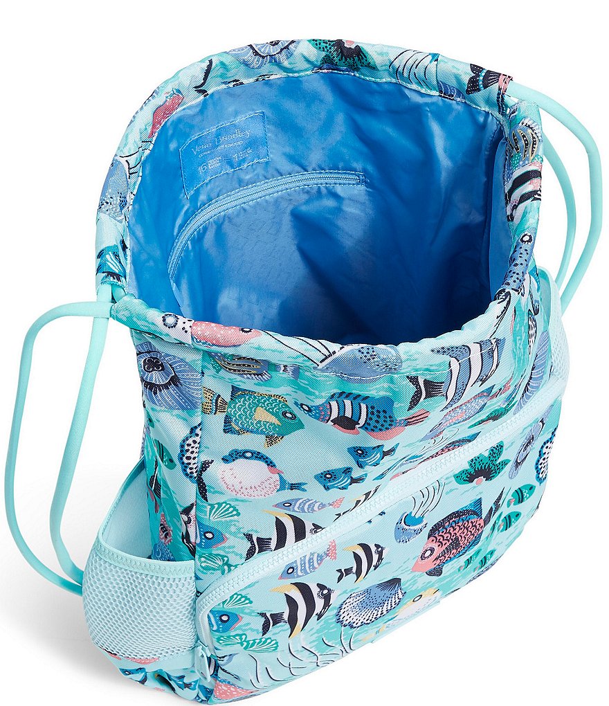 Vera Bradley Reactive Deluxe Drawstring Backpack