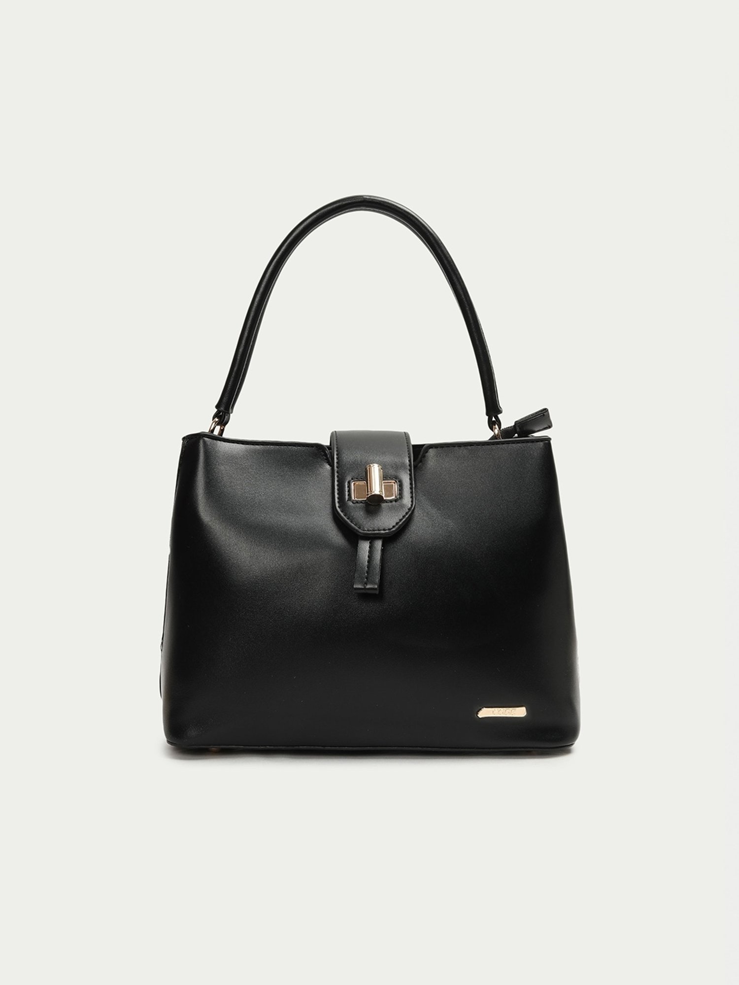 Code by Lifestyle Black Solid Handbag