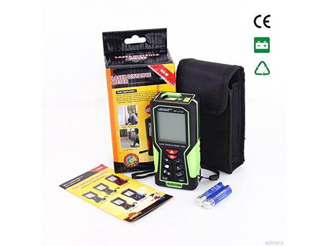 NOYAFA NF-2140 Single ,Area,Volume,Continuous,Pythagorean proposition indirect measurement of distance Laser distance & Area & Volume & Length test Measure 40 meters