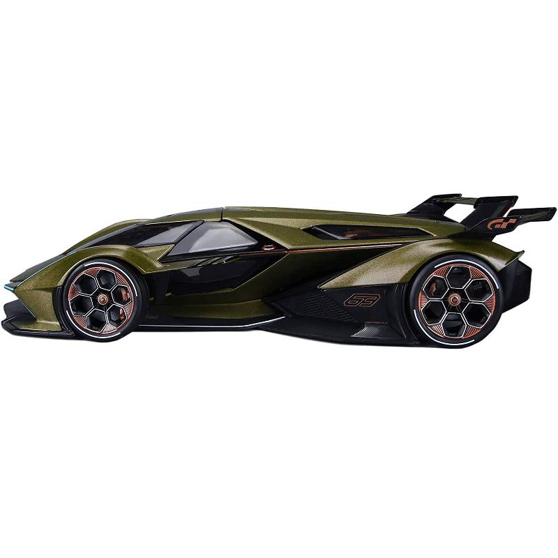 Lamborghini V12 Vision Gran Turismo Matt Green Metallic 1/18 Diecast Model Car by Maisto