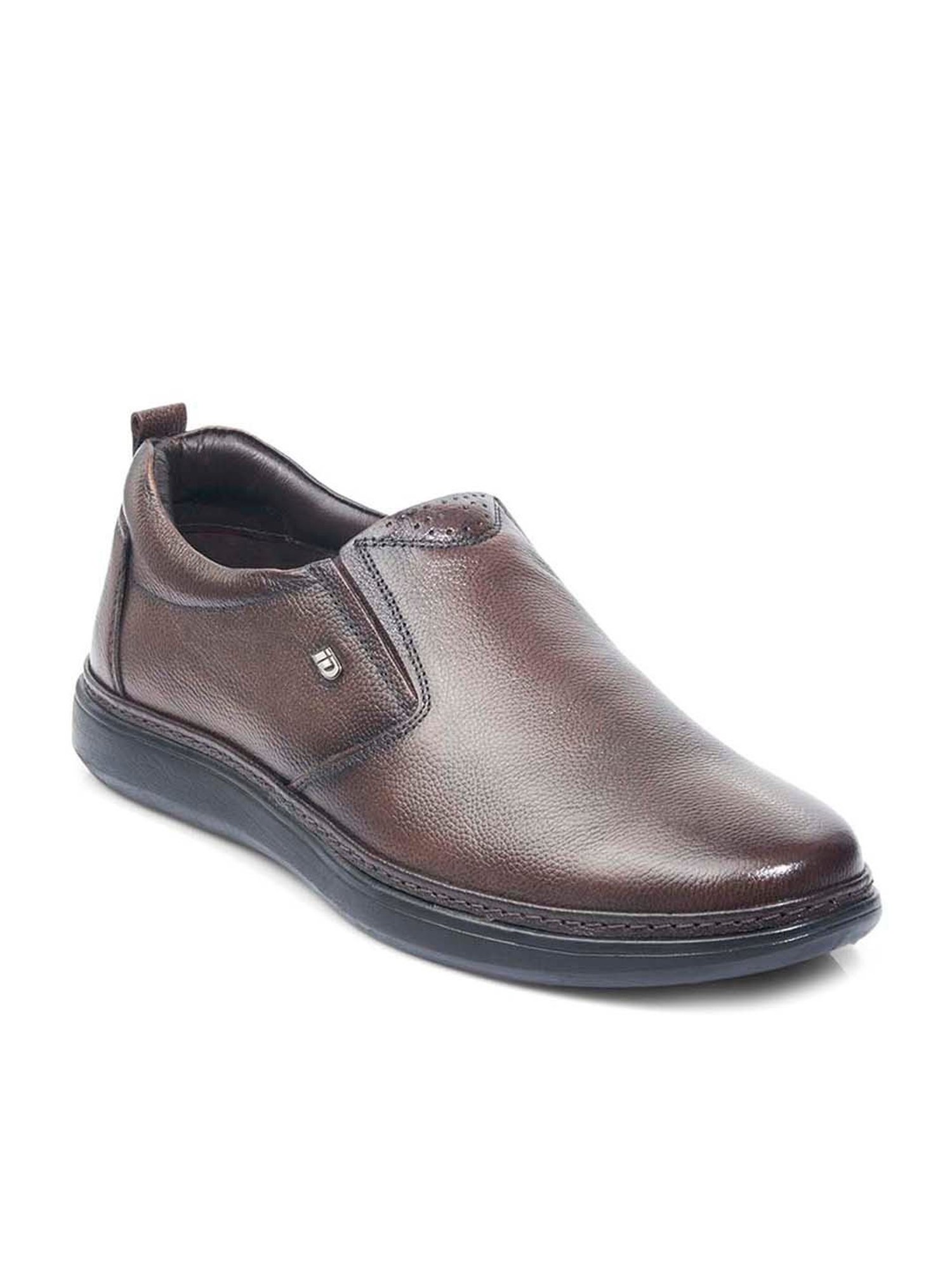 ID Men's Brown Formal Loafers