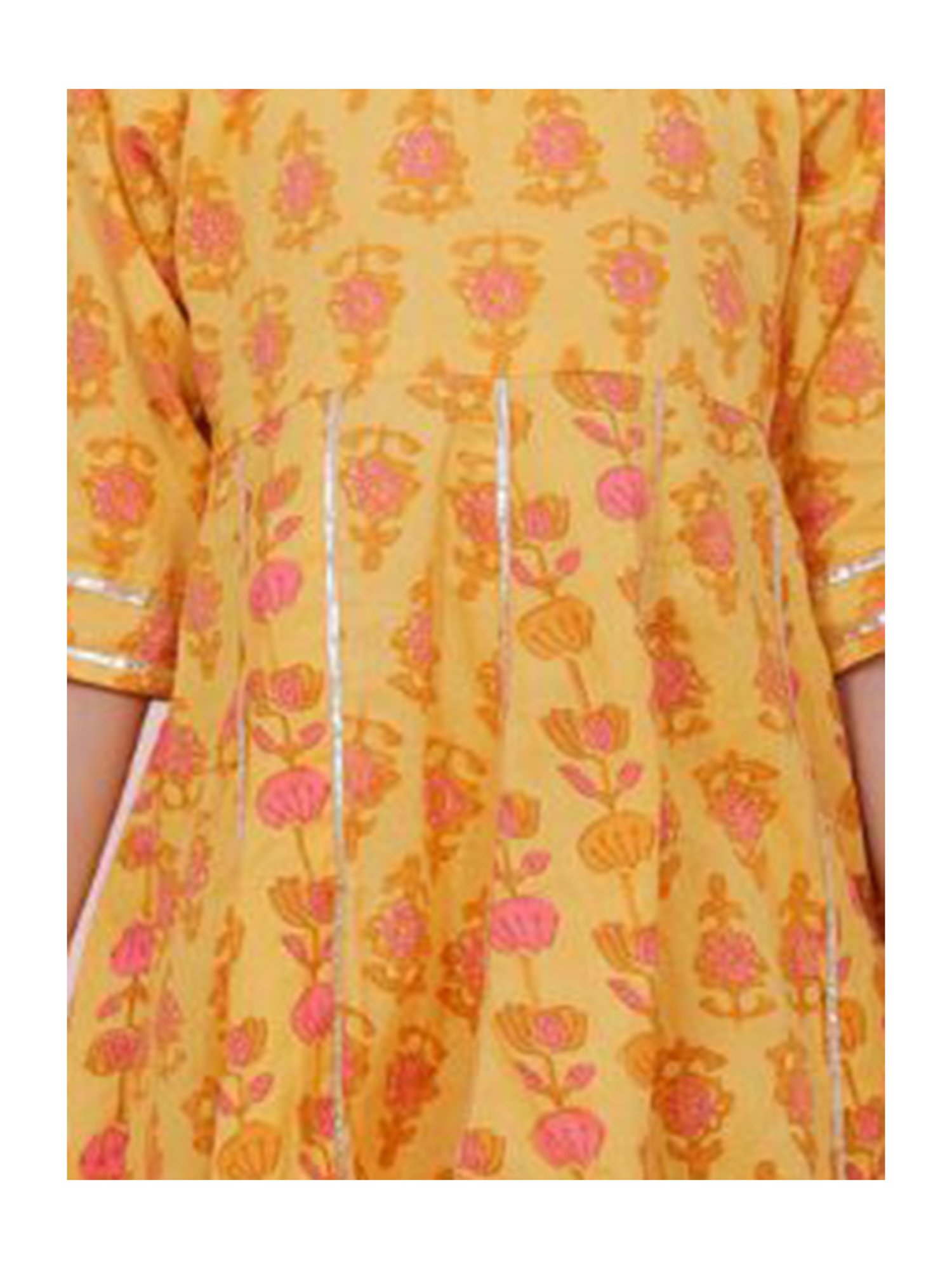 Many Frocks Kids Blue Embellished Top with Plazzos