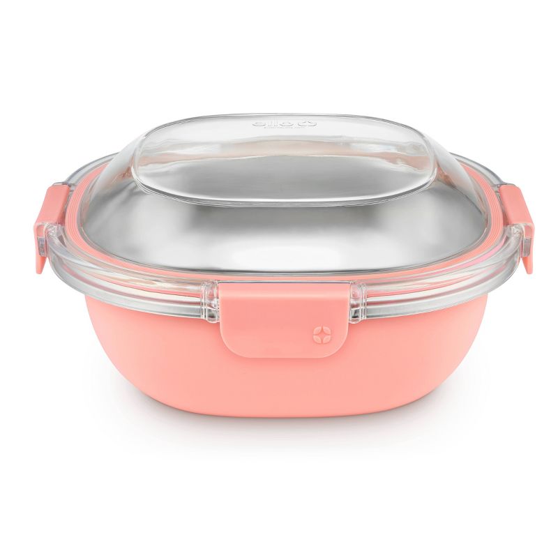 Ello 5 Cup Stainless Steel Lunch Bowl - Peach