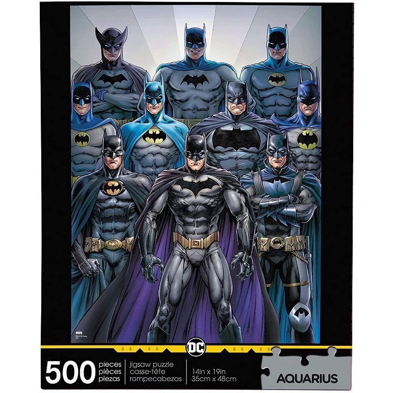 NMR Distribution DC Comics Batman Batsuits 500 Piece Jigsaw Puzzle