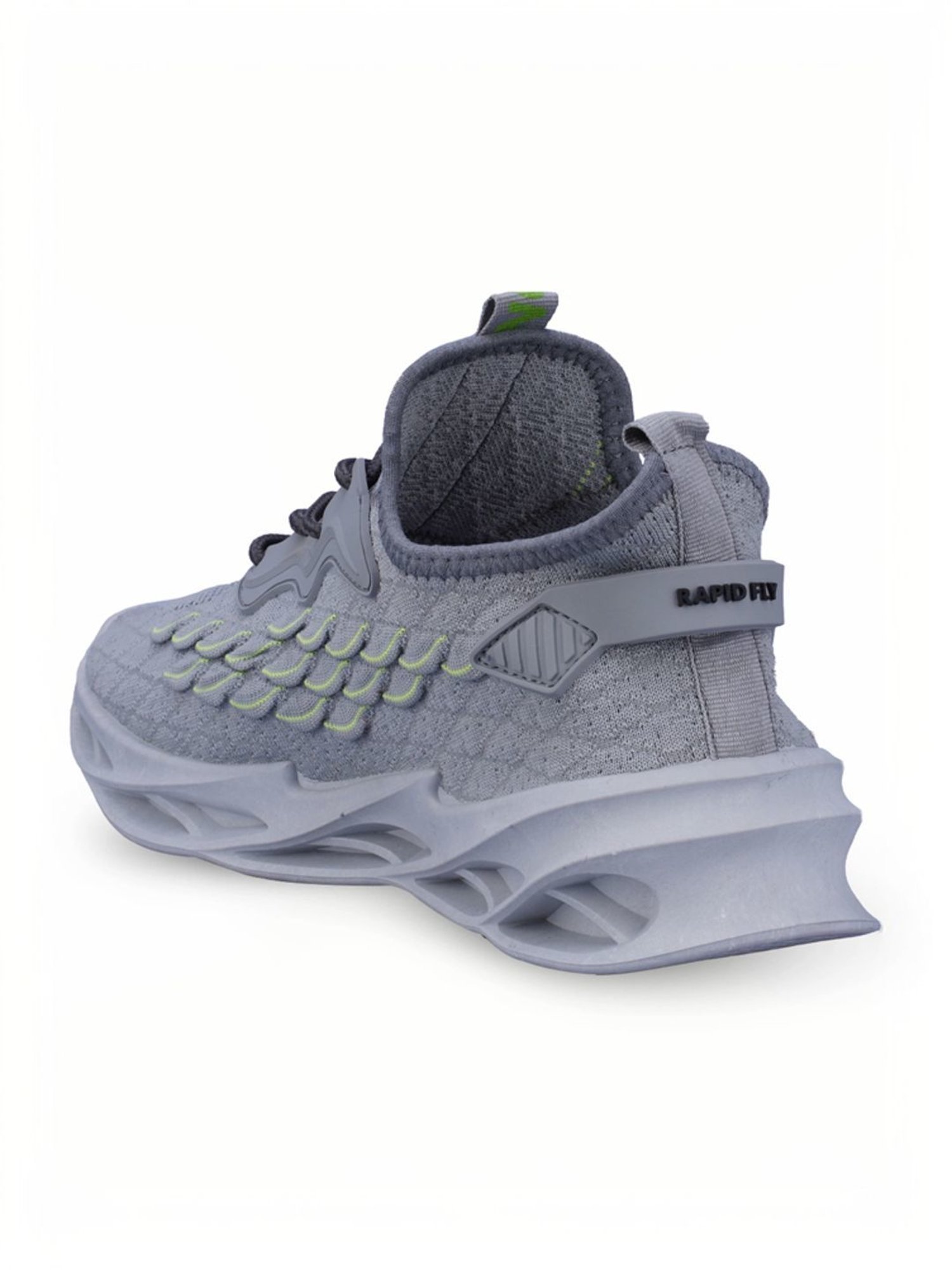 Rapid Box Men's Grey Running Shoes