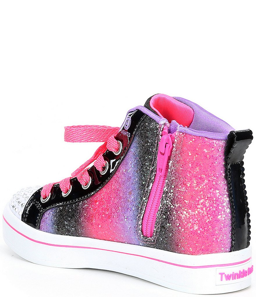 Skechers Girls' Twinkle Toes Twi-Lites 2.0-Heart Gem Sparkle Light Up Sneakers (Youth)