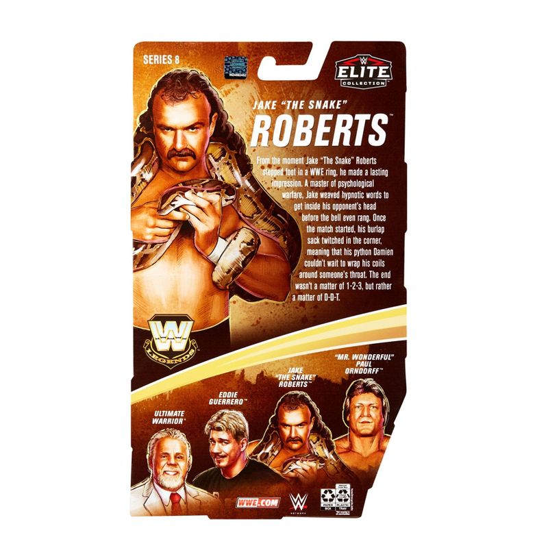 WWE Legends Elite Collection Jake "The Snake" Roberts Action Figure