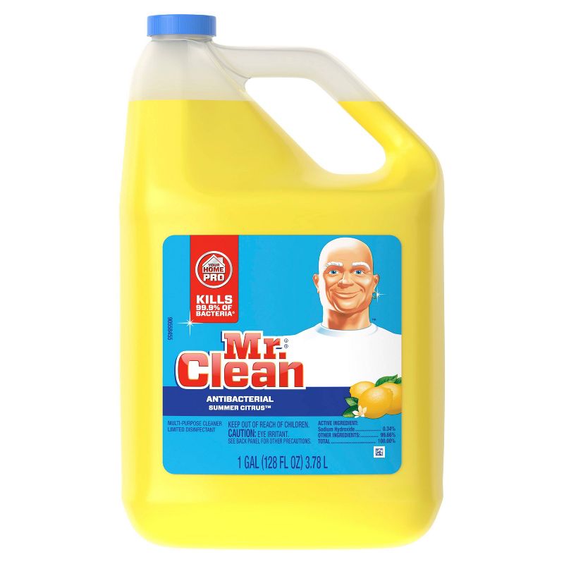 Mr. Clean Antibacterial Multi-Surface Cleaner - Summer Citrus - 128 fl oz