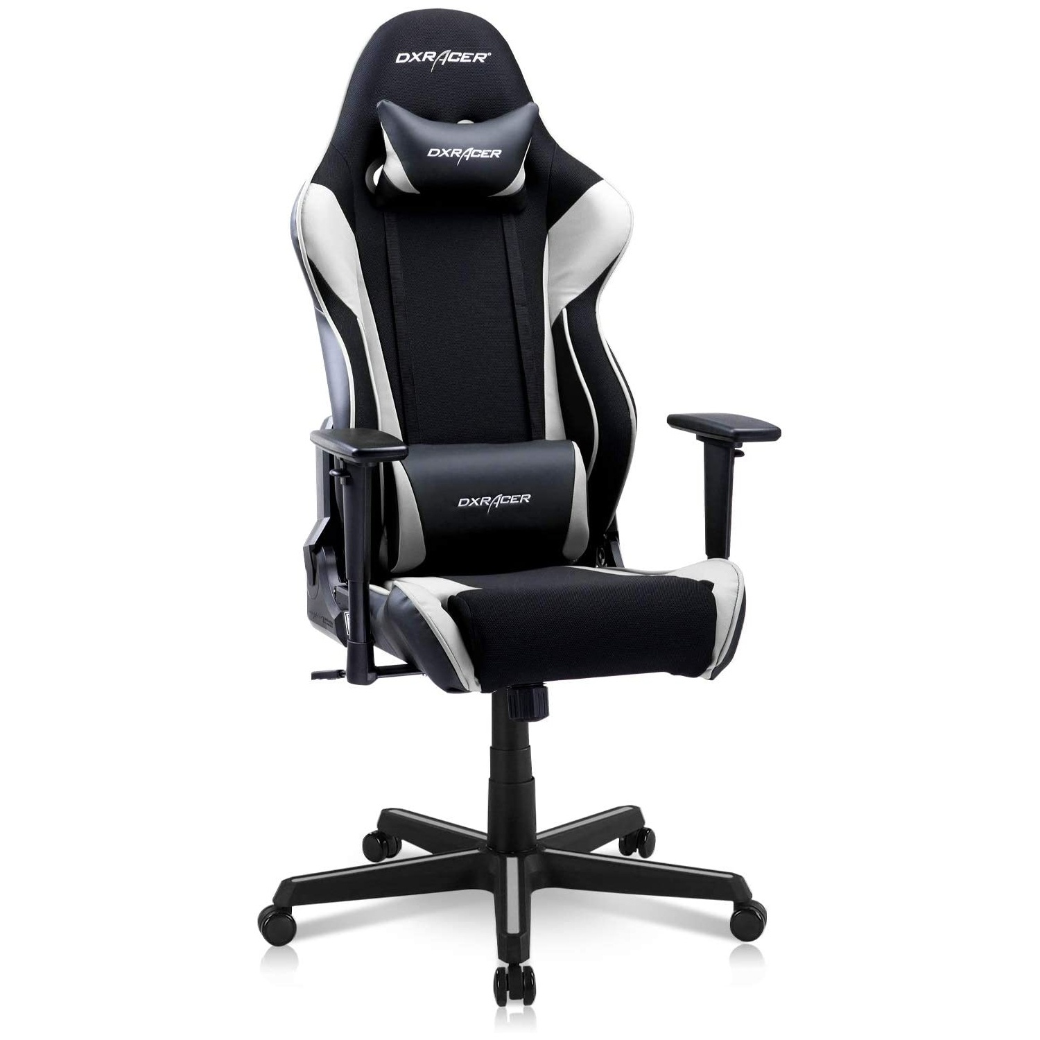 Gaming Chair, Racing Style Computer Desk Chair Padded Armrests Ergonomic Lumbar Support Adjustable Height
