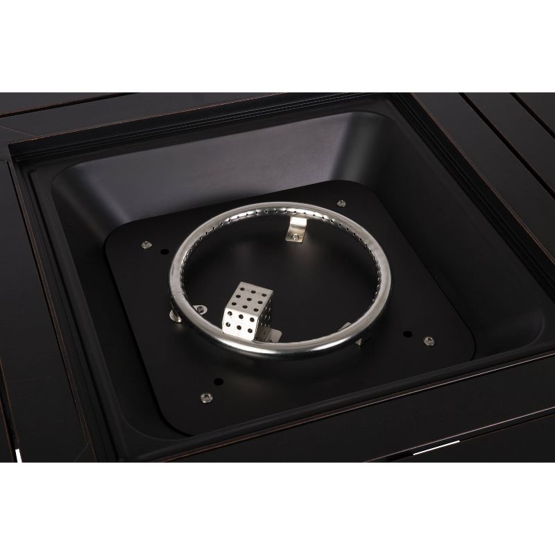 Palmetto Aluminum Square LPG Fire Pit - Fire Sense