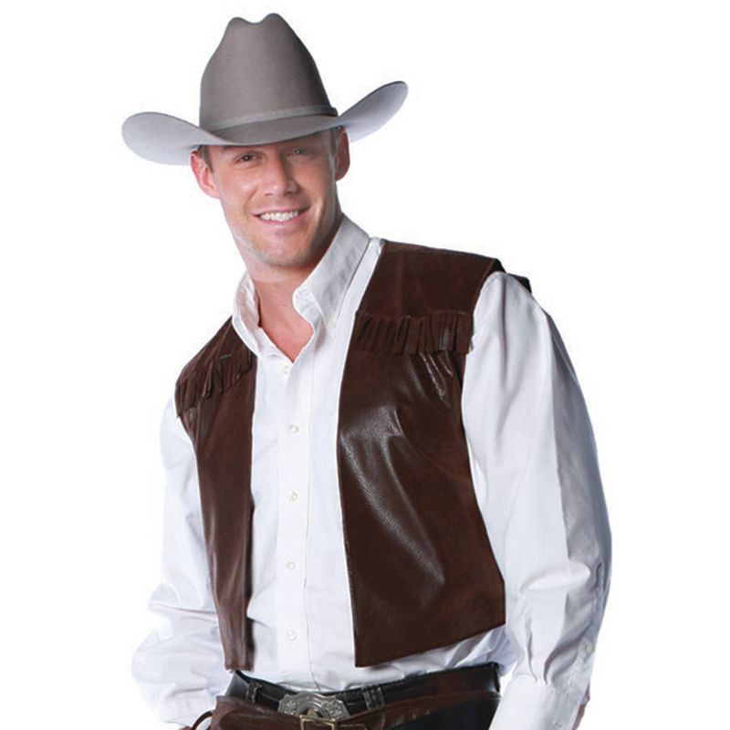 Adult Vest and Chaps Set Halloween Costume One Size