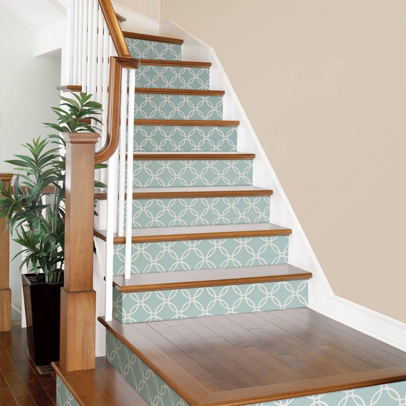 NuWallpaper Links Peel & Stick Wallpaper Blue