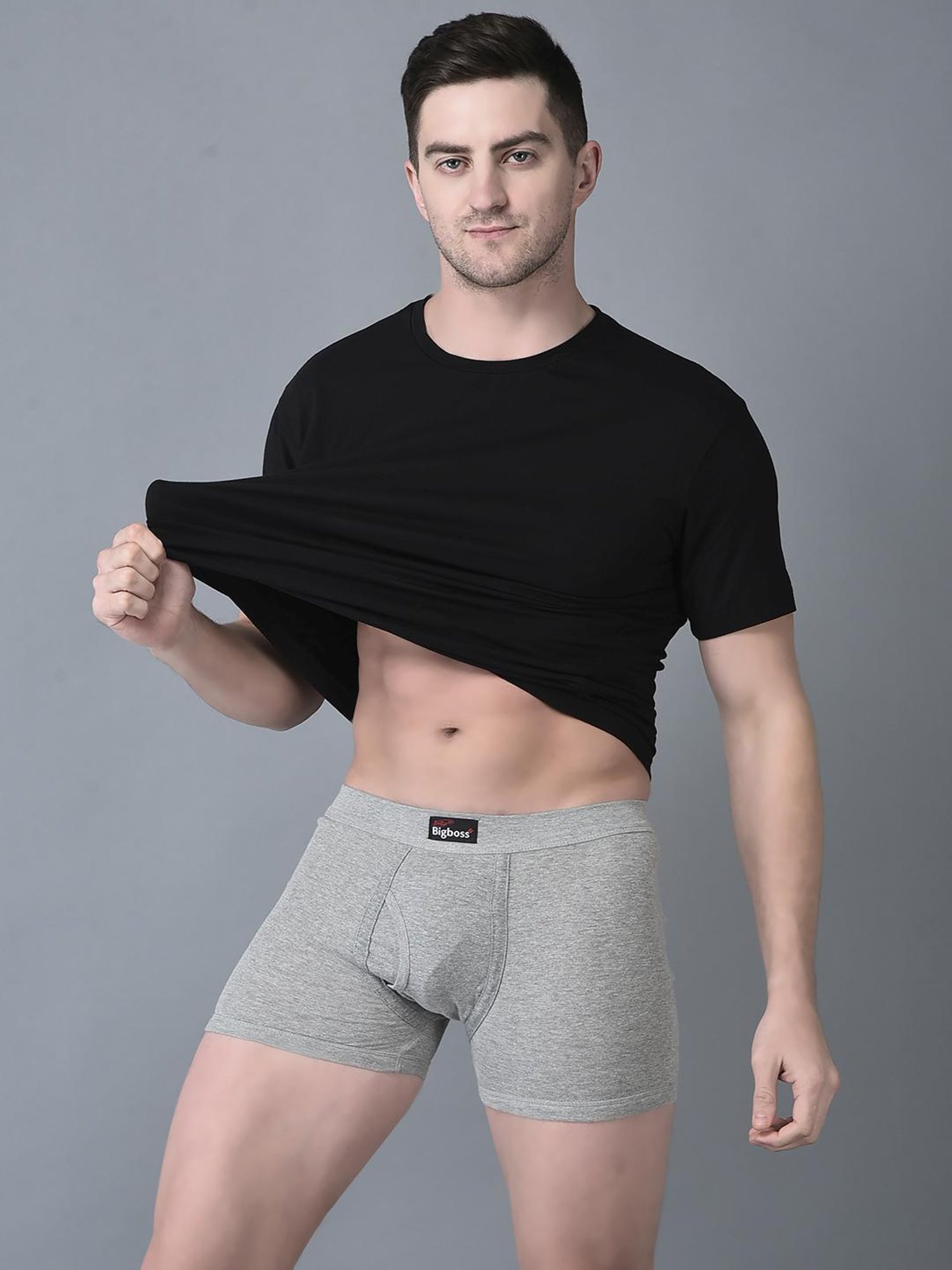 Dollar Bigboss Assorted Cotton Regular Fit Trunks - Pack Of 7