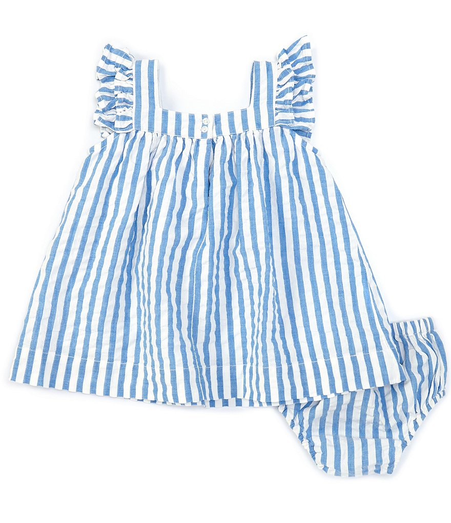 Roller Rabbit Baby Girls 12-24 Months Vickey Stripe A-Line Matching Dress