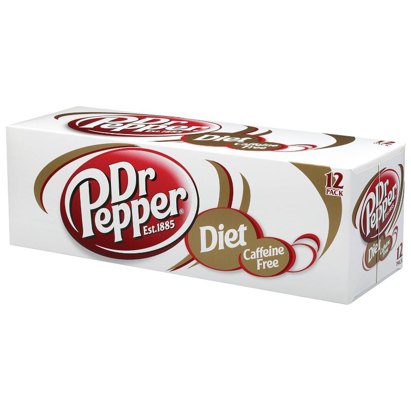 Caffeine Free Diet Dr Pepper Soda - 12pk/12 fl oz Cans