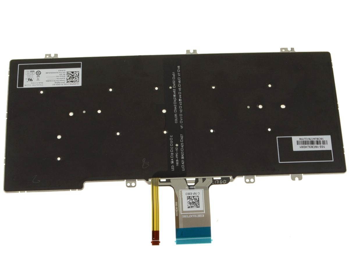 New Laptop Backlit Keyboard for HP Spectre x360 13-w 13-w000 13-w013dx 13-w014dx NSK-XB2BQ us Layout Brown Color