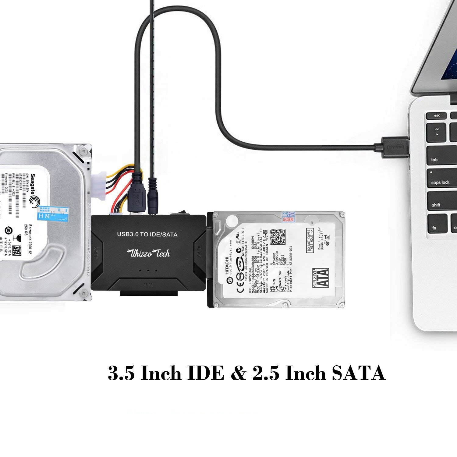 USB 3.0 to IDE/SATA Converter Adapter Kit For 2.5"/3.5" SATA/IDE/SSD Hard Drive