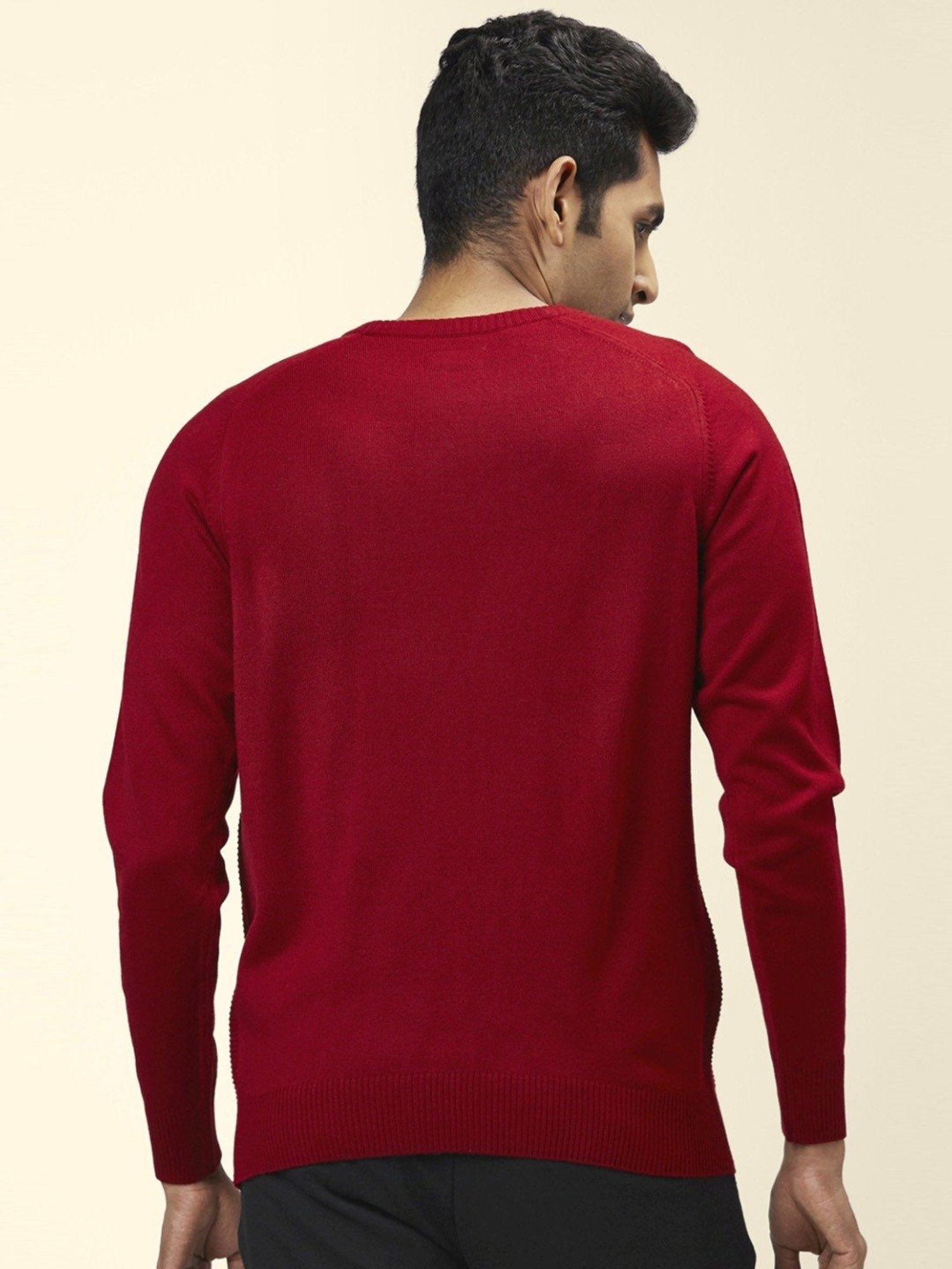 Byford by Pantaloons Red Regular Fit Sweater