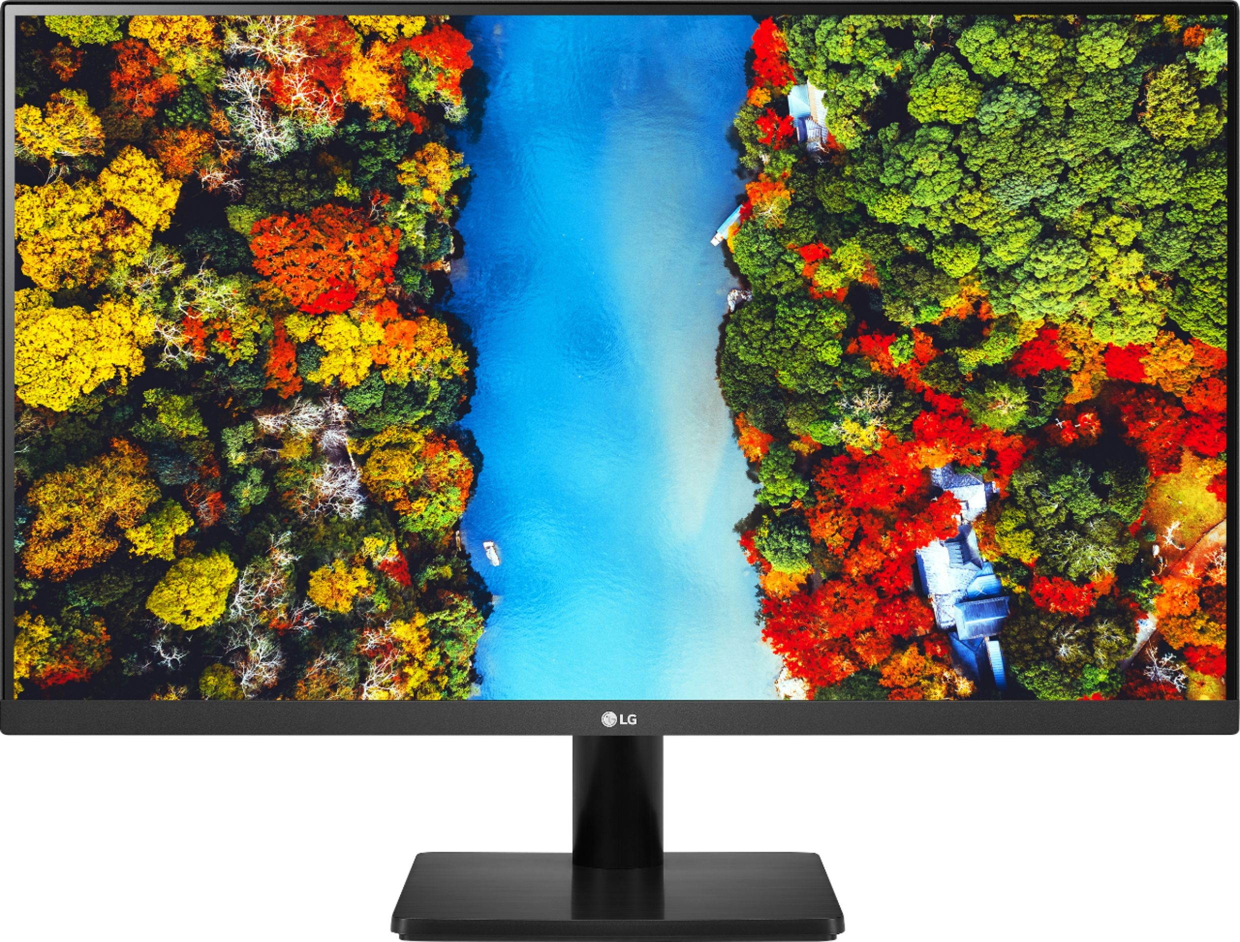LG - 27" Full HD IPS Monitor with AMD FreeSync and a 3-Side Virtually Borderless Design - Black (27MP500-B.AUS)