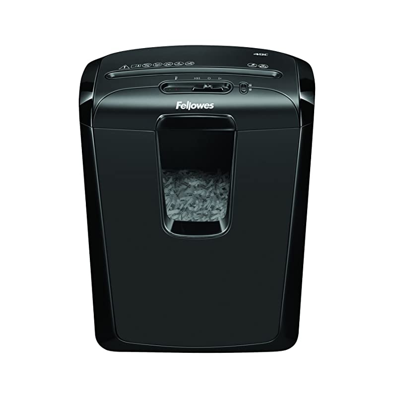 Powershred 49C 8Sheet CrossCut Paper and Credit Card Shredder 4605801 Black