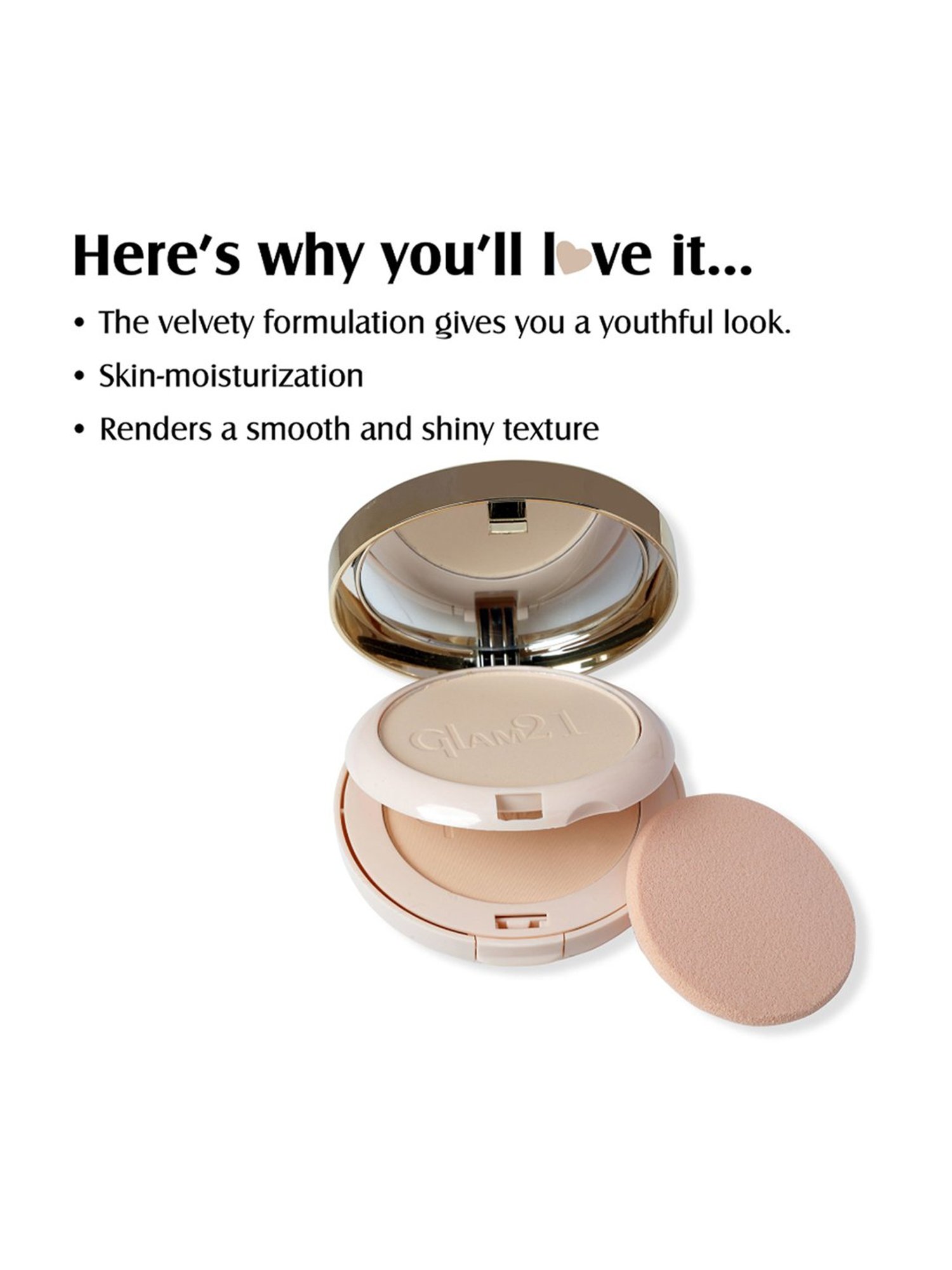 Glam21 Match Perfection Multi-Mineral HD Compact Powder 04 Olive - 20 gm