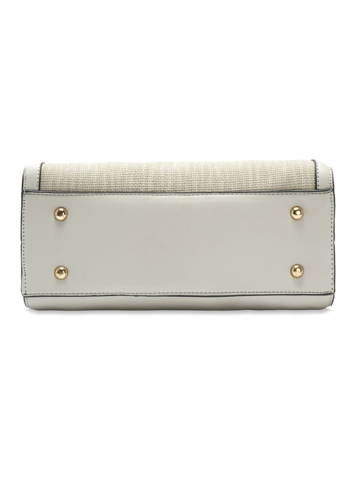 Luvoksi Grey Textured Large Satchel Handbag