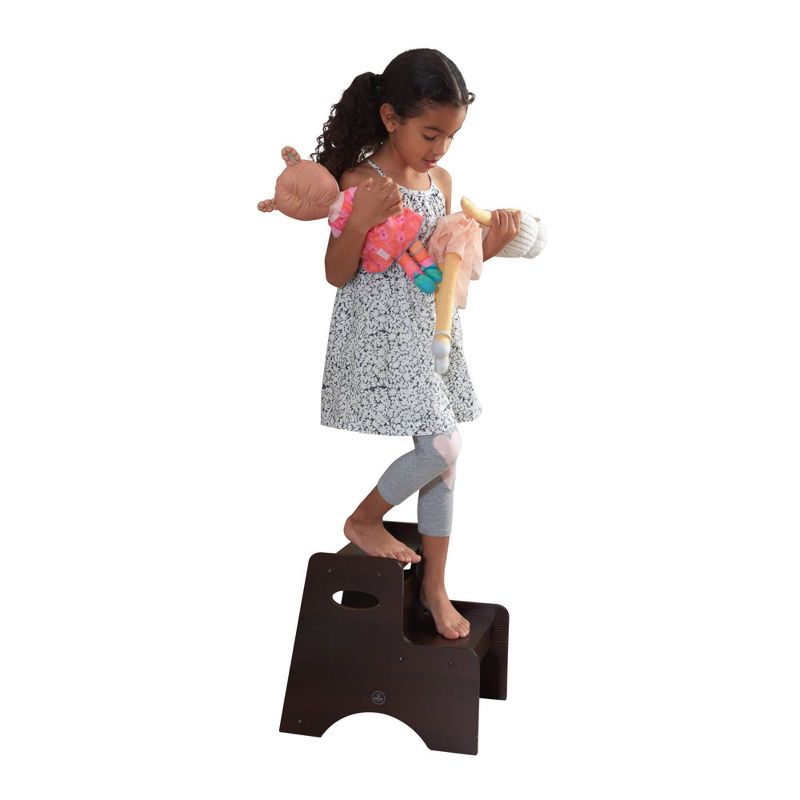 KidKraft Two Step Stool - Espresso